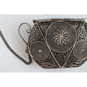 RARE Vintage Handcrafted Metal Sajai Purse